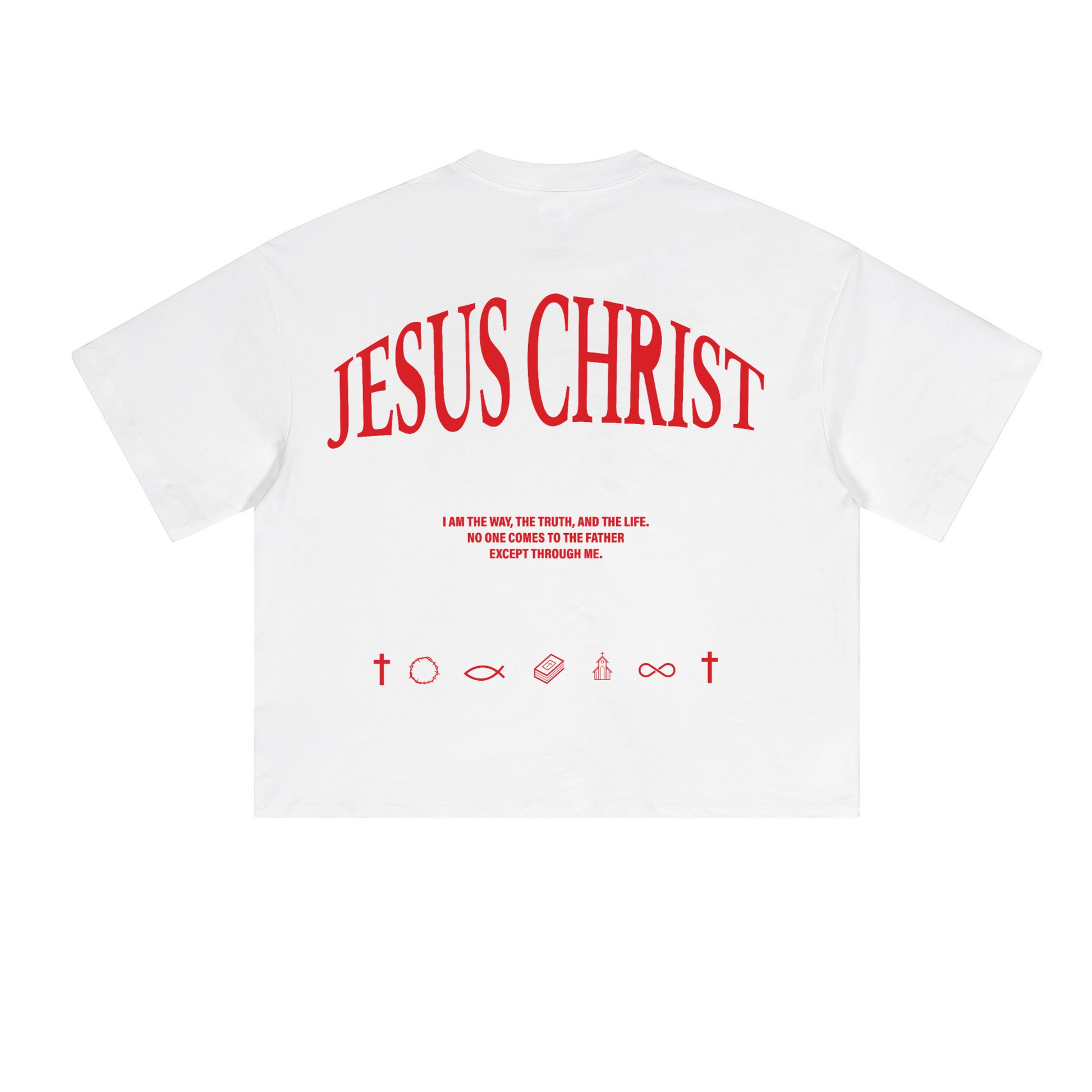 Jesus Christ Oversized Cropped Tee