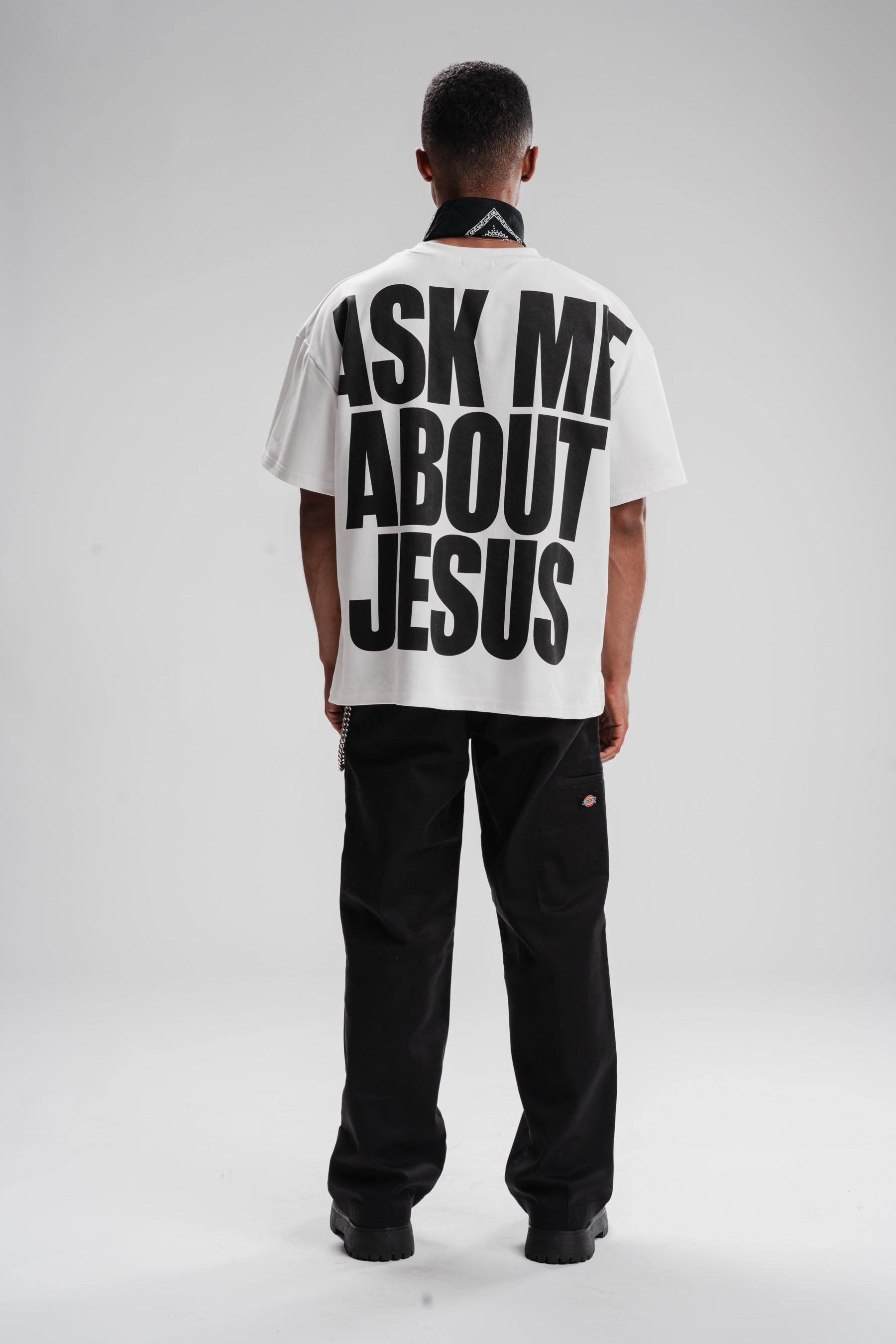 Ask Me About Jesus Boxy & Oversized Tee