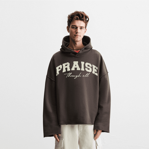Praise Unisex Boxy Hoodie（460GSM)