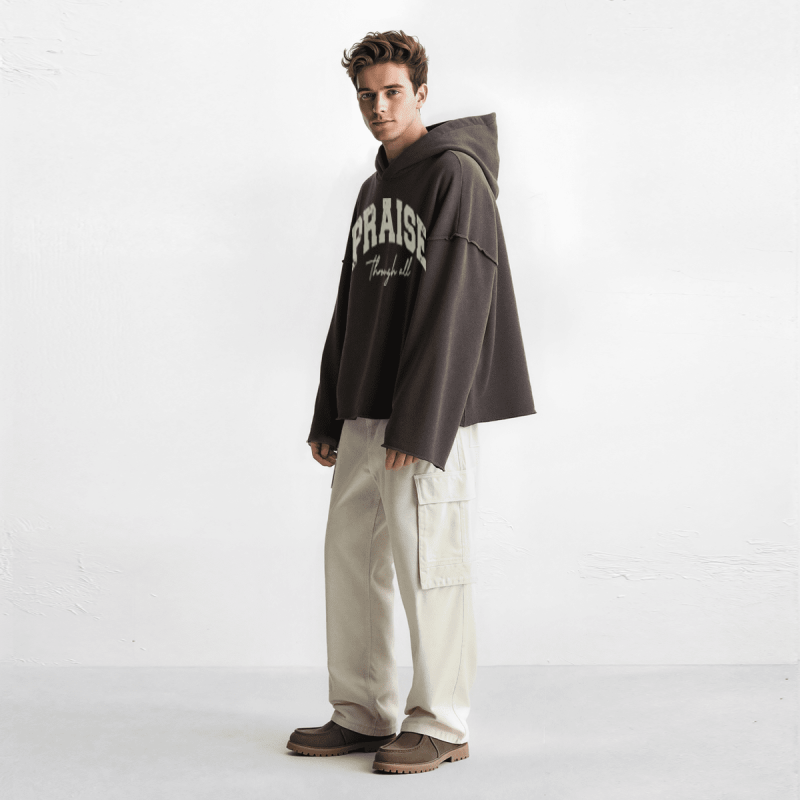 Praise Unisex Boxy Hoodie（460GSM)