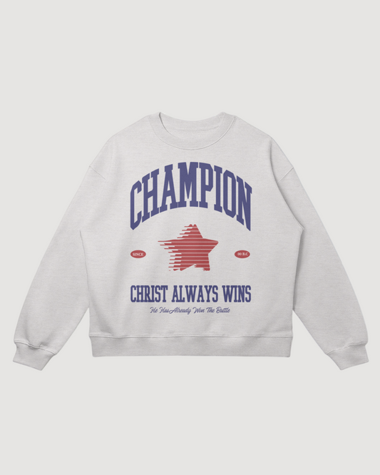 Champion Christ Oversized Crewneck Sweatshirt