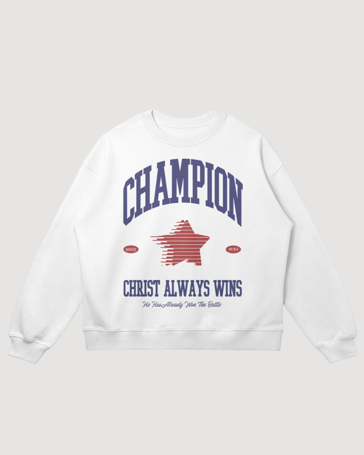 Champion Christ Oversized Crewneck Sweatshirt