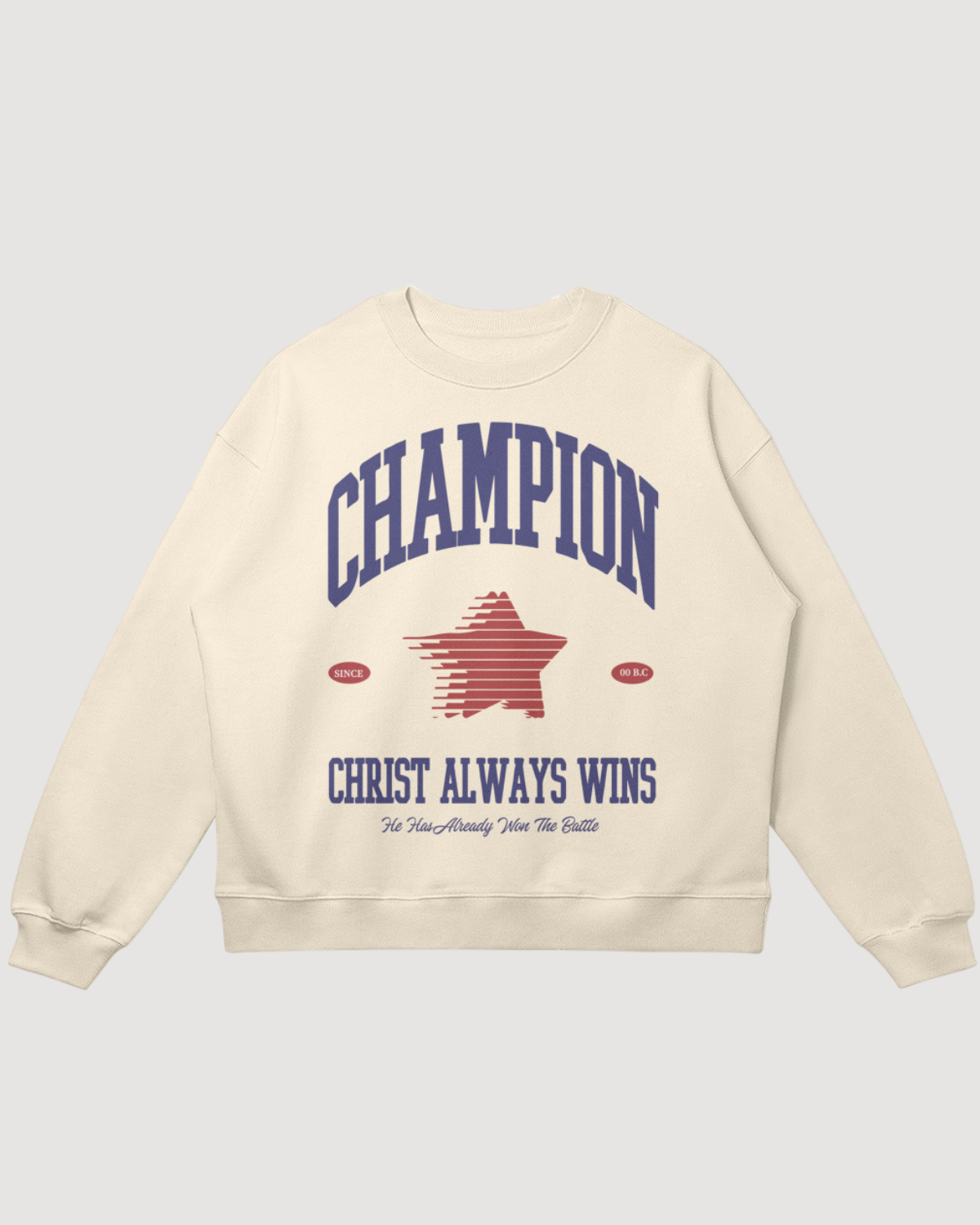 Champion Christ Oversized Crewneck Sweatshirt