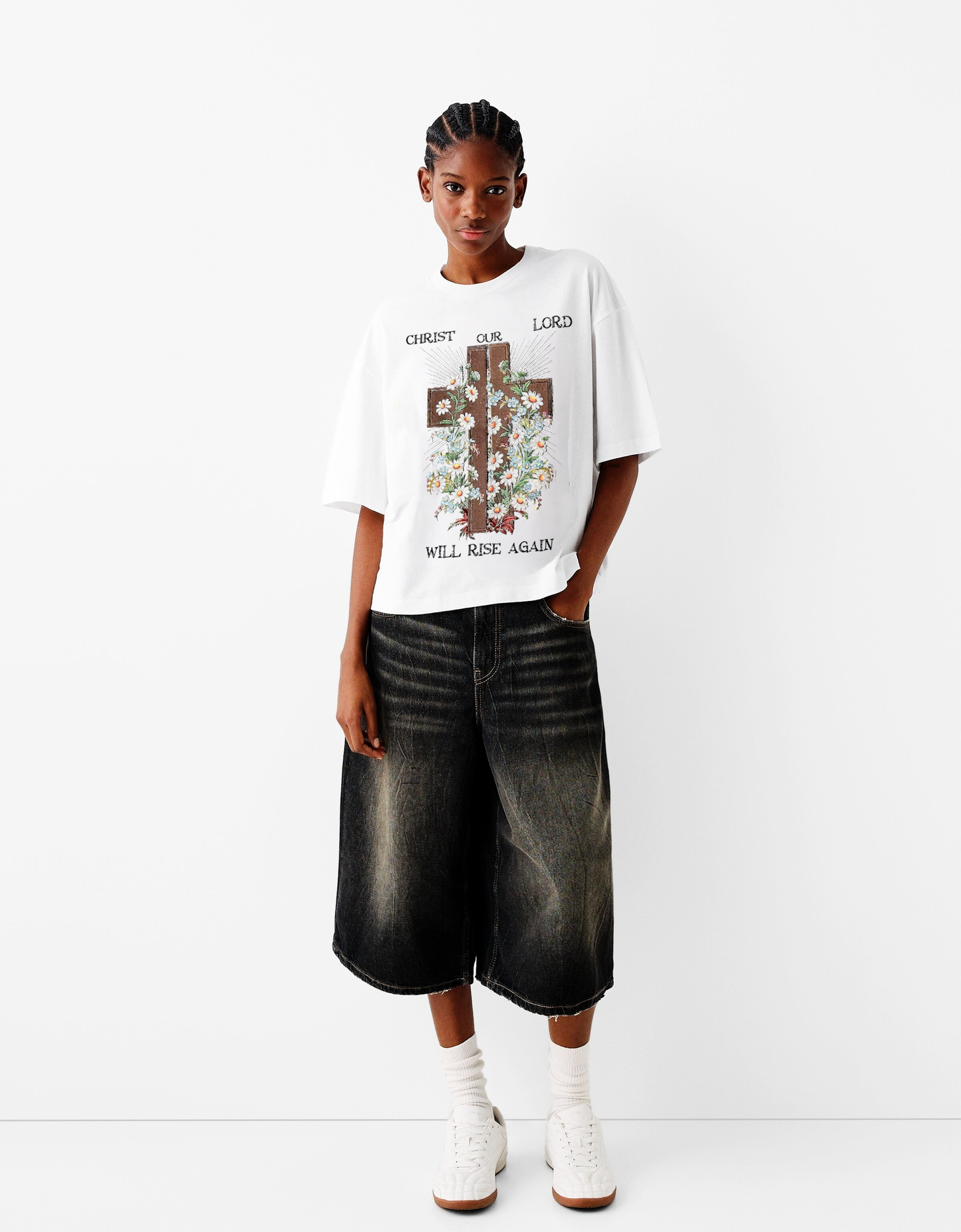 Will Rise Again Cropped Boxy Tee