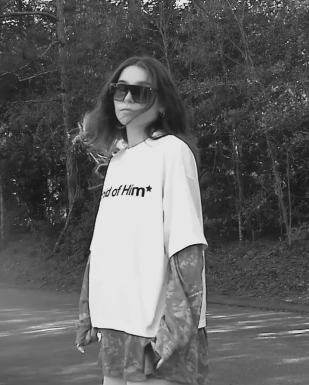 Child Of Him Boxy Oversized Tee