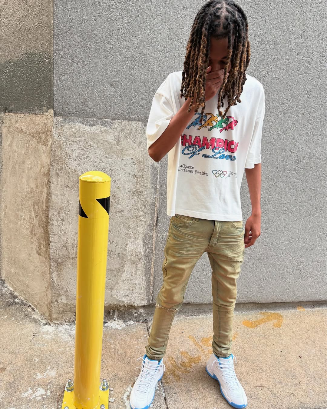 Champion Of Love Cropped Oversized T-Shirt