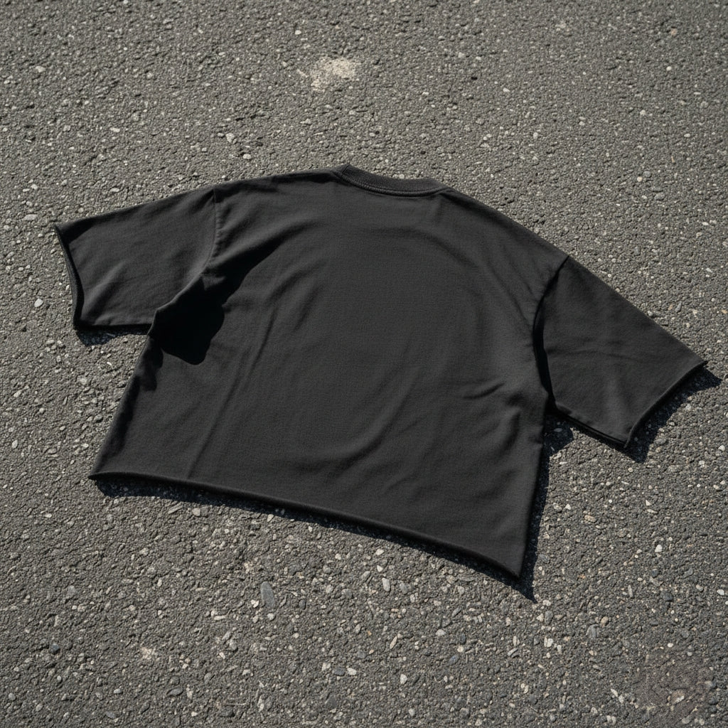 The Cross French Terry Raw Edge T-Shirt