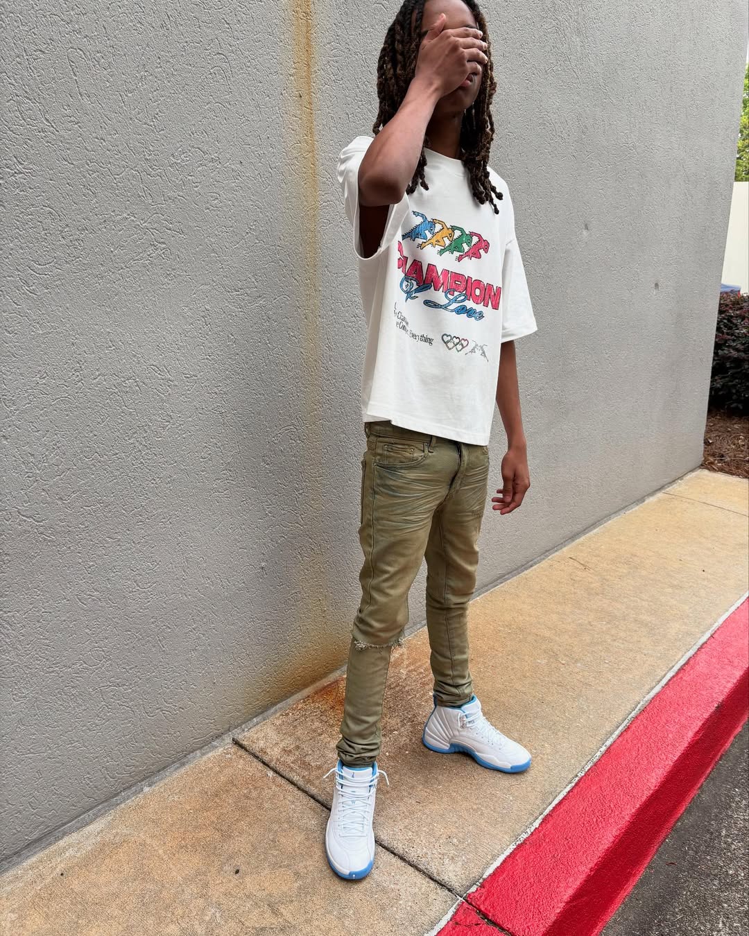 Champion Of Love Cropped Oversized T-Shirt