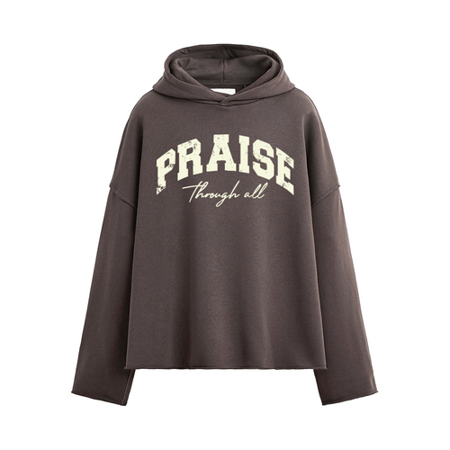 Praise Unisex Boxy Hoodie（460GSM)